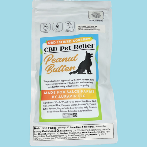 CBD Infused Peanut Butter Dog Treats