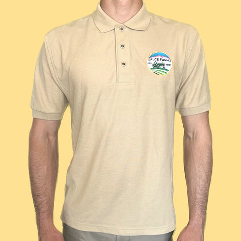 Salce Farms Collar Polo - Local Style from Albuquerque, NM, inspired by fresh produce markets and farming traditions, made with high-quality materials.