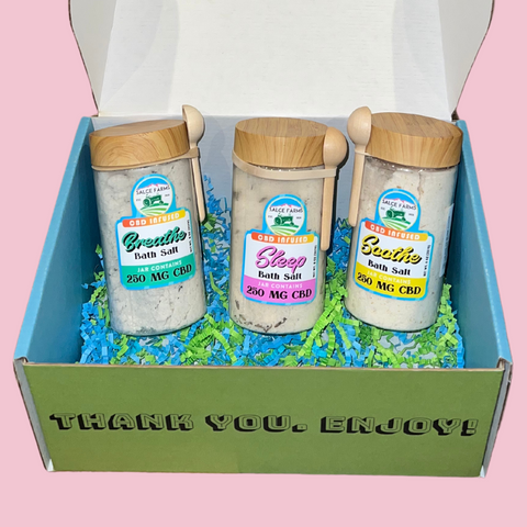 Bath Salt CBD Gift Box